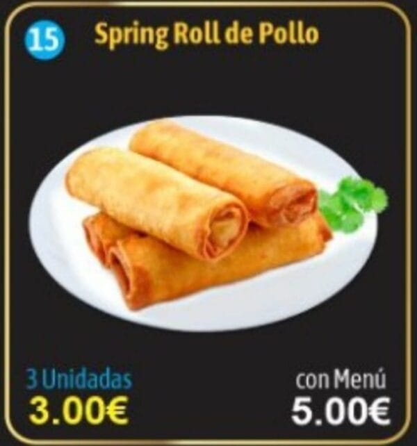 Spring Roll de Pollo