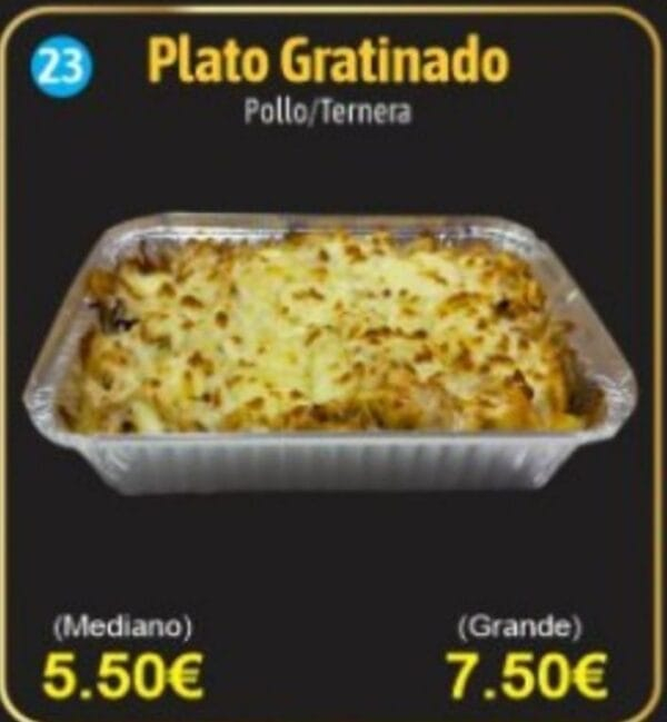 Plato Gratinado