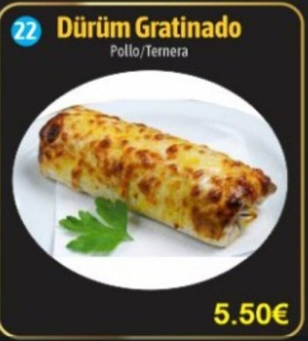 Dürüm Gratinado