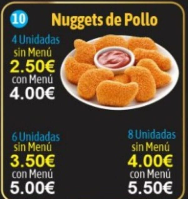 Nuggets de Pollo