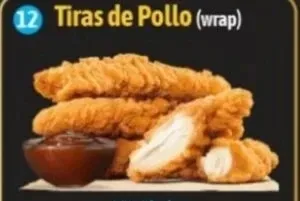 Tiras de Pollo (wrap)