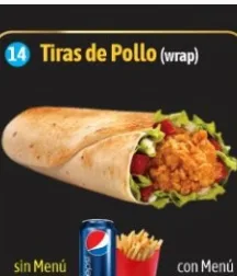 Wrap(Tiras de pollo)